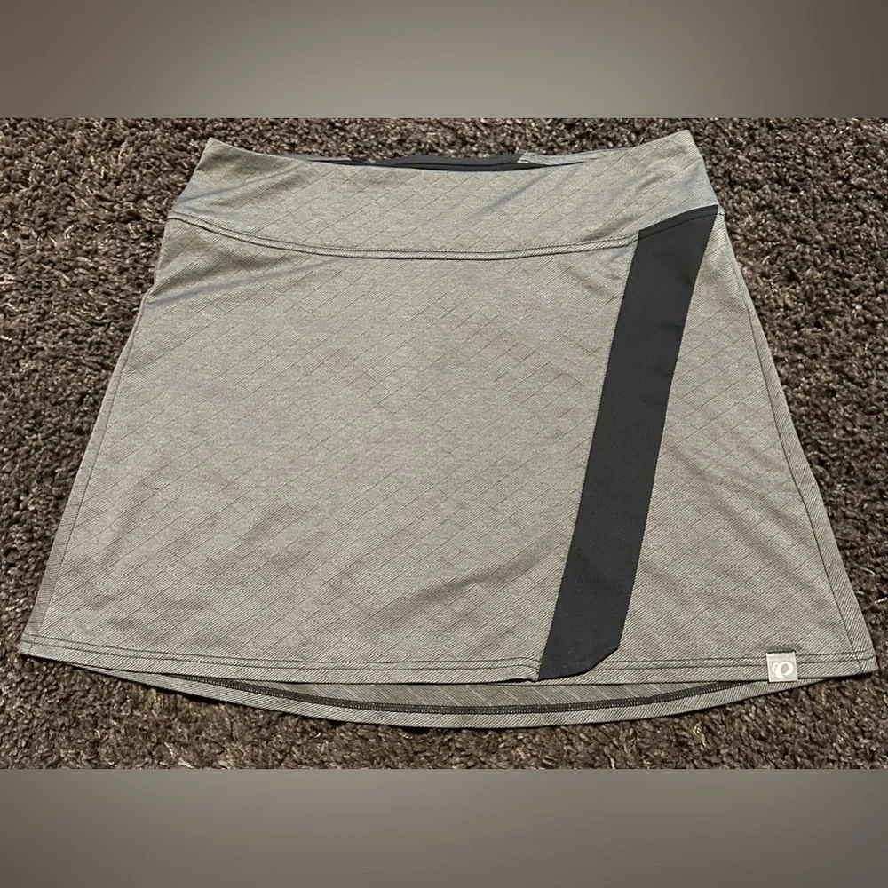 PEARL Izumi Large Black/Grey Active Wrap Skirt - Picture 1 of 5
